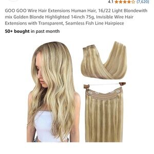 Blonde Halo
 with Seamless Design